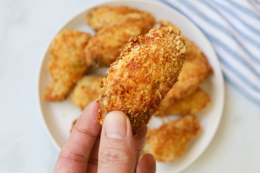 Air Fryer Panko Breaded Chicken Wings A Peachy Plate