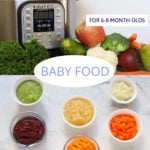 Instant pot and baby food