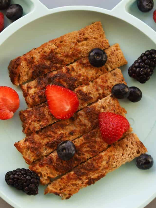 French Toast for Baby Led Weaning A Peachy Plate