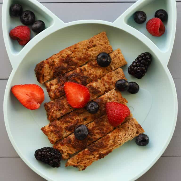 French Toast For Baby Led Weaning A Peachy Plate