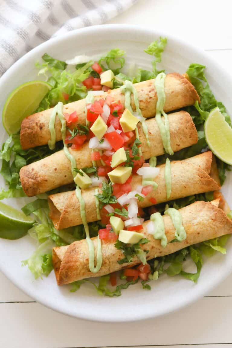 Air Fryer Taquitos (Beef) - A Peachy Plate