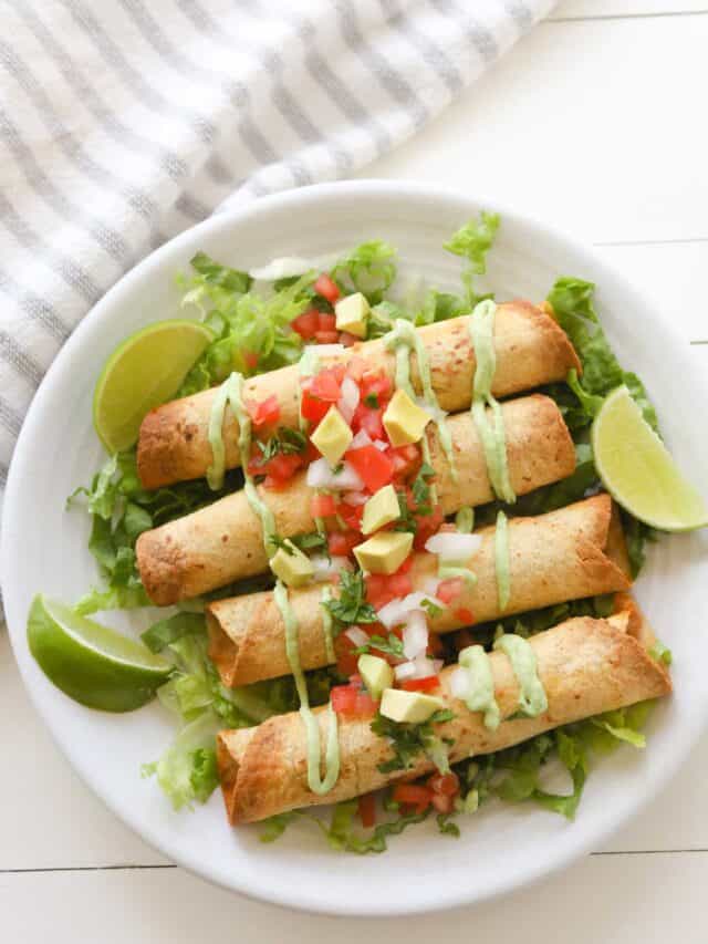 Easy Air Fryer Beef Taquitos