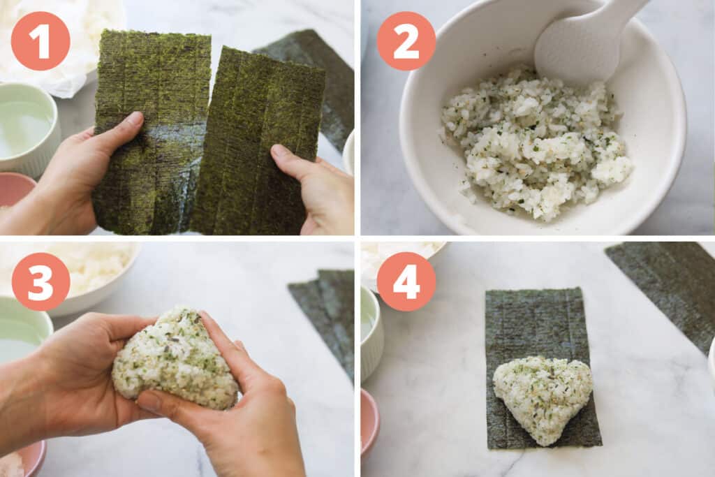 How to Make Japanese Onigiri Rice Triangles (Rice Wrapped with Seaweed) A Peachy Plate How to Make Japanese Onigiri Rice Triangles (Rice Wrapped with Seaweed) A Peachy Plate