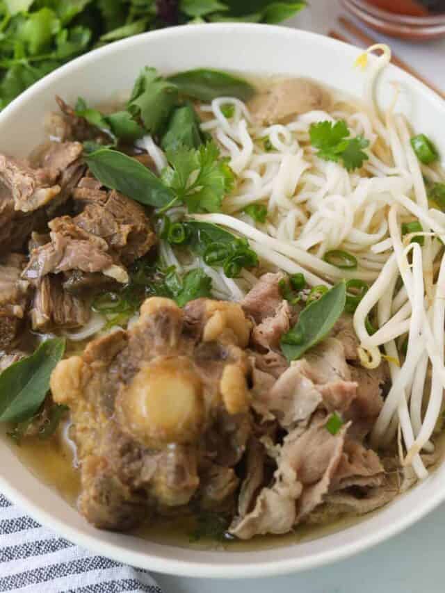 Instant Pot Oxtail Beef Pho