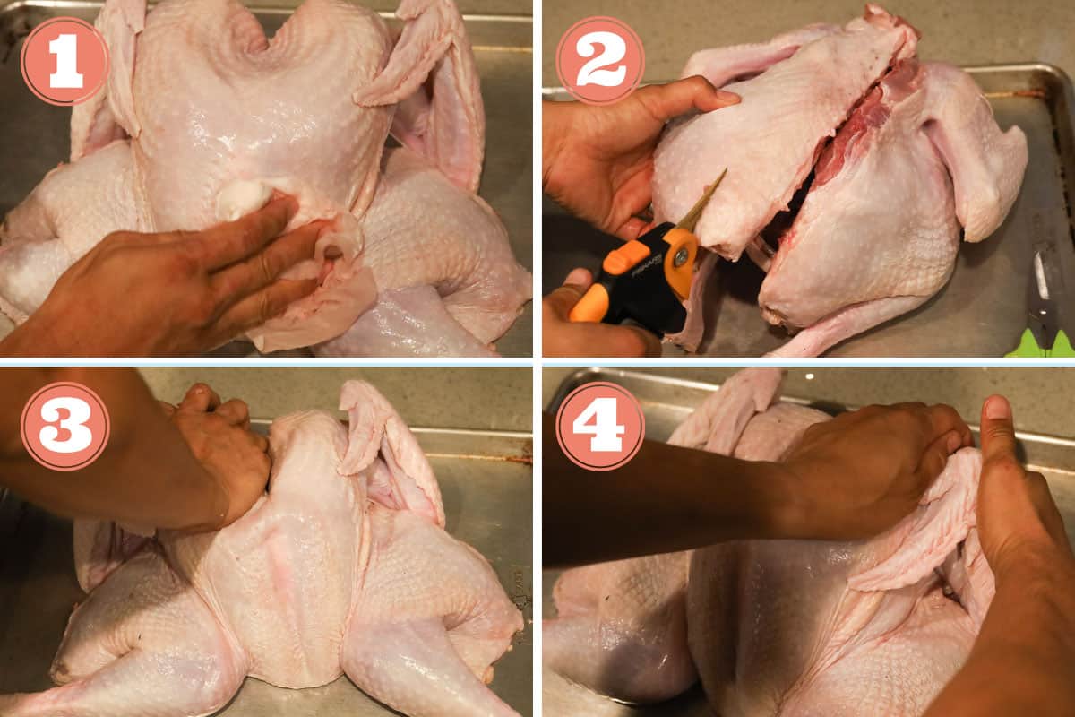 How to spatchcock a turkey.