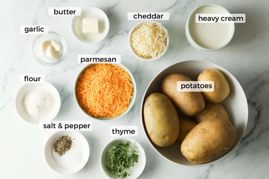 Scalloped Potatoes with Heavy Cream A Peachy Plate