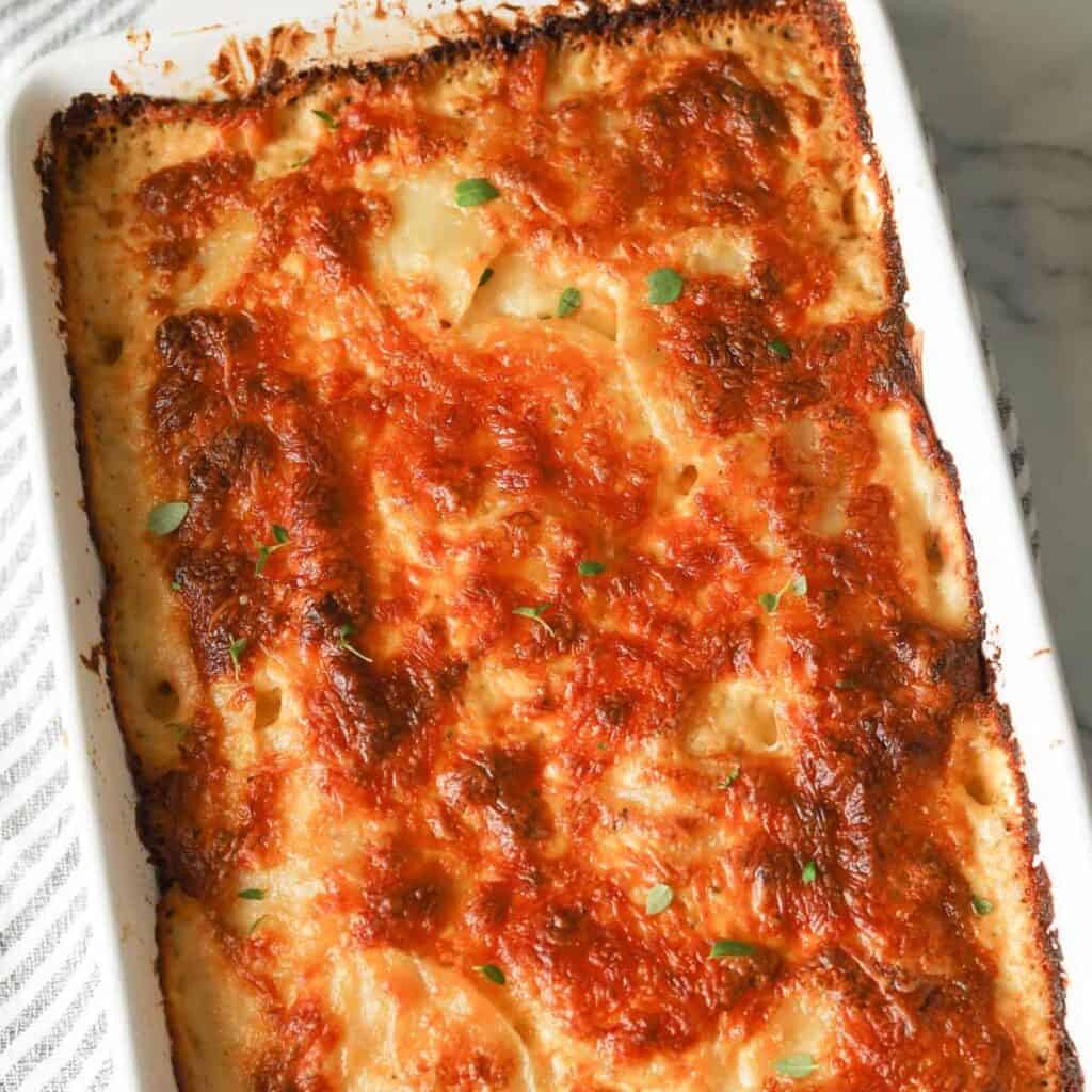 Scalloped Potatoes with Heavy Cream - A Peachy Plate