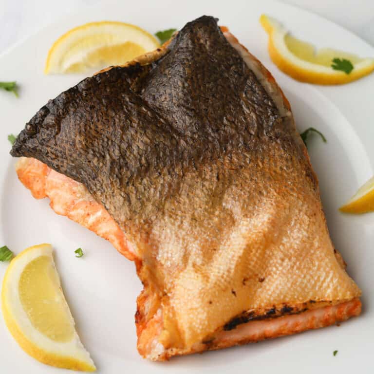 Easy Air Fryer Salmon Fillet with Crispy Skin A Peachy Plate