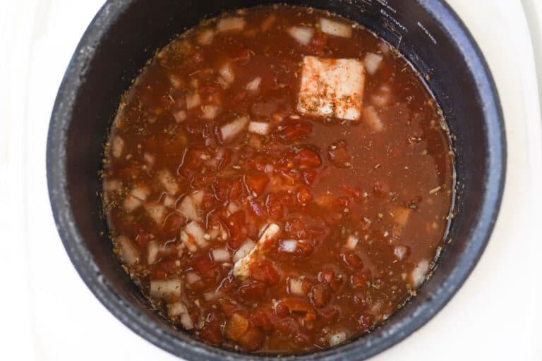 How to Make Easy Rice Cooker Spanish Rice - A Peachy Plate