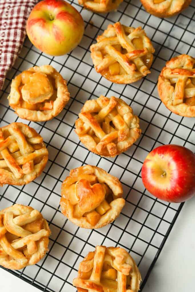 Easy Mini Puff Pastry Apple Pies - A Peachy Plate