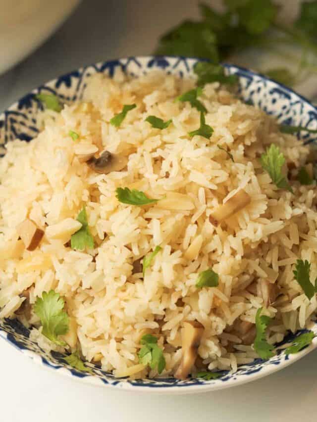 Rice Cooker Rice Pilaf - A Peachy Plate