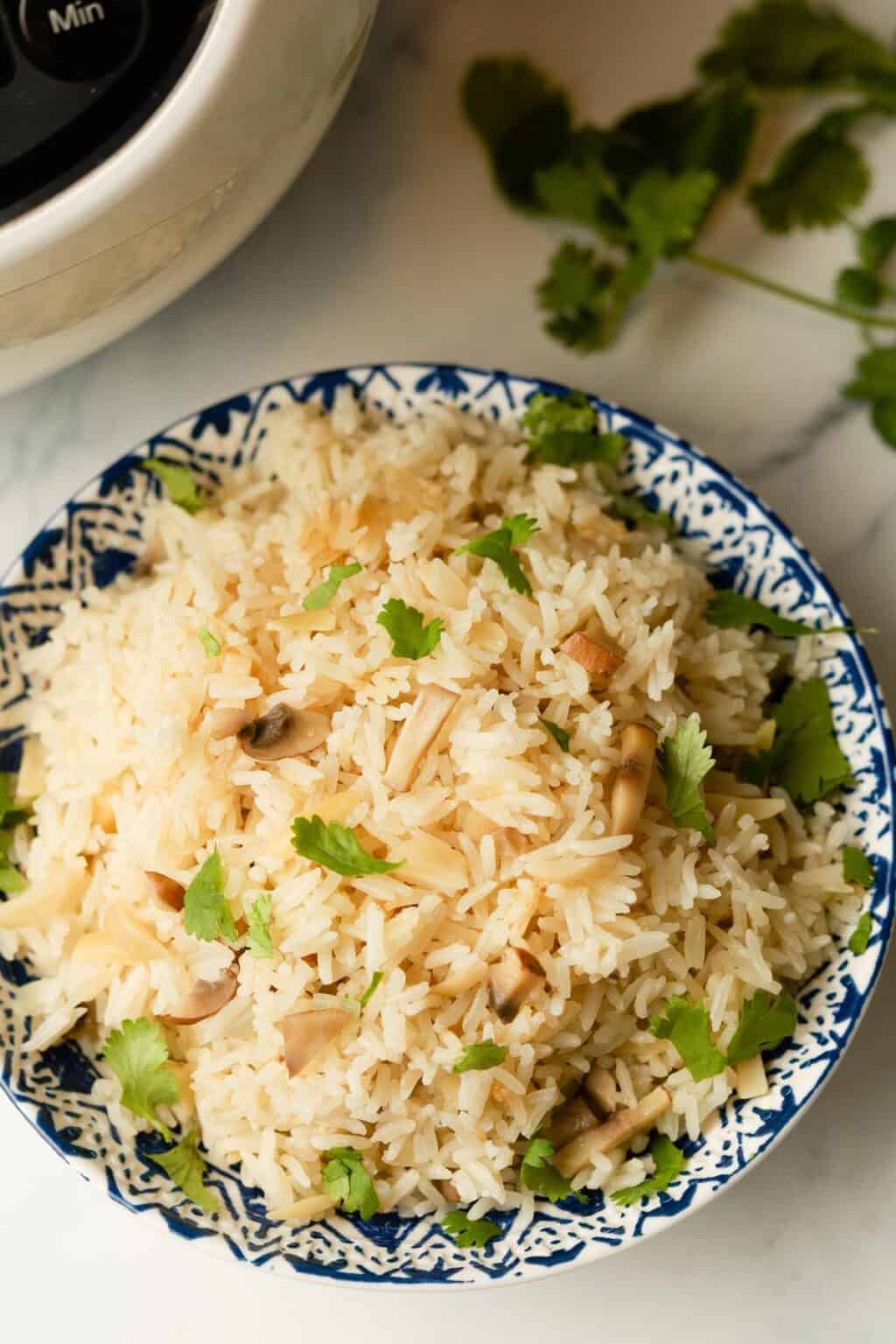Easy Rice Cooker Rice Pilaf A Peachy Plate