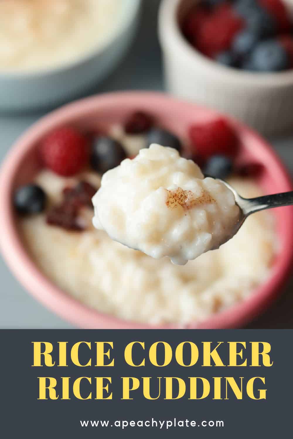 Easy Rice Cooker Rice Pudding A Peachy Plate