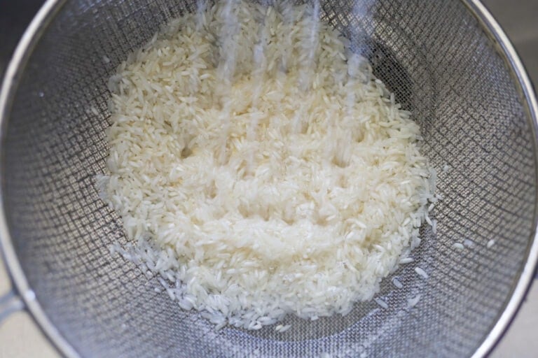 Rice Cooker Coconut Rice - A Peachy Plate