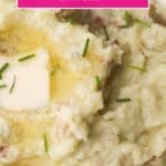 Garlic red mashed potatoes