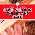 sliced steak