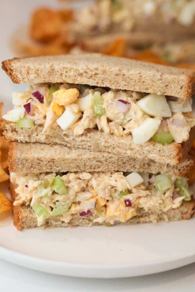 tuna and egg sandwich