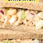 Tuna egg sandwich