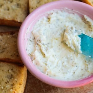 butter spread with bread.