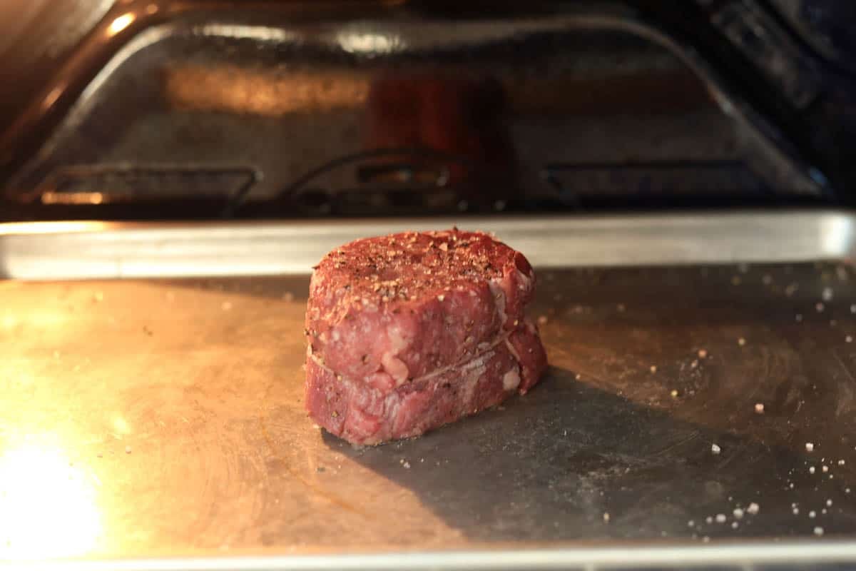 filet mignon in oven