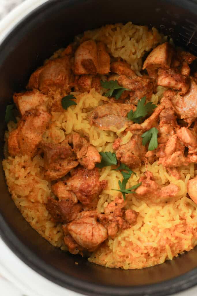 Chichen Rice Cooker Rice Cooker Chicken Rice -30 Minute One Pot Meal - A Peachy Plate