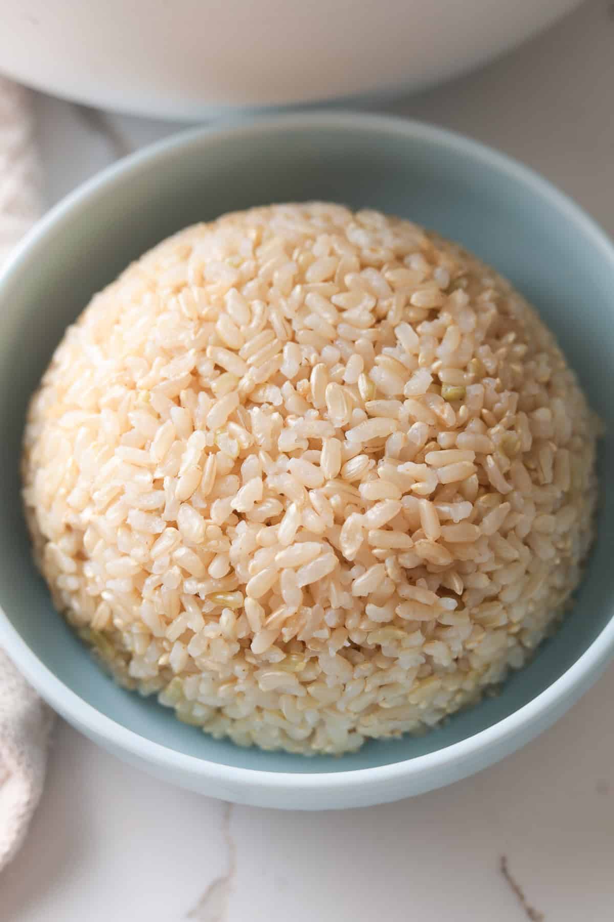 How to Cook Brown Rice in a Rice Cooker - A Peachy Plate
